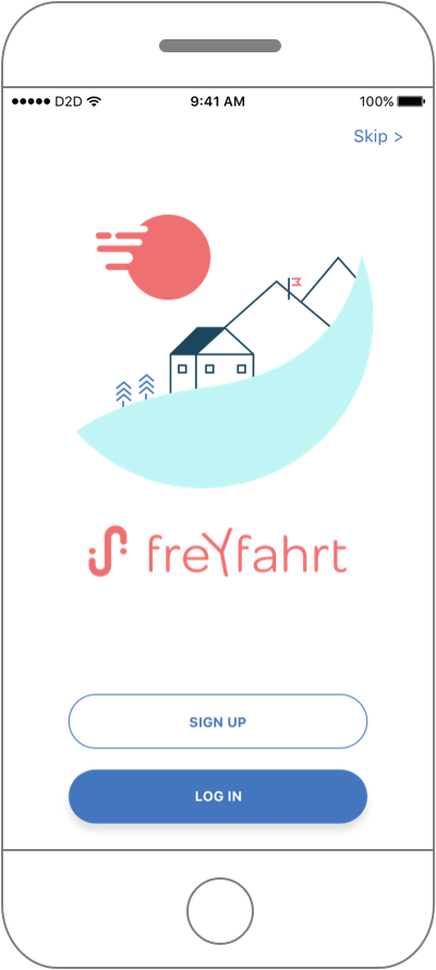 freYfahrt app splash screen